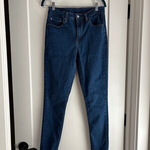 Blue Stretchy Skinny Leg Levis